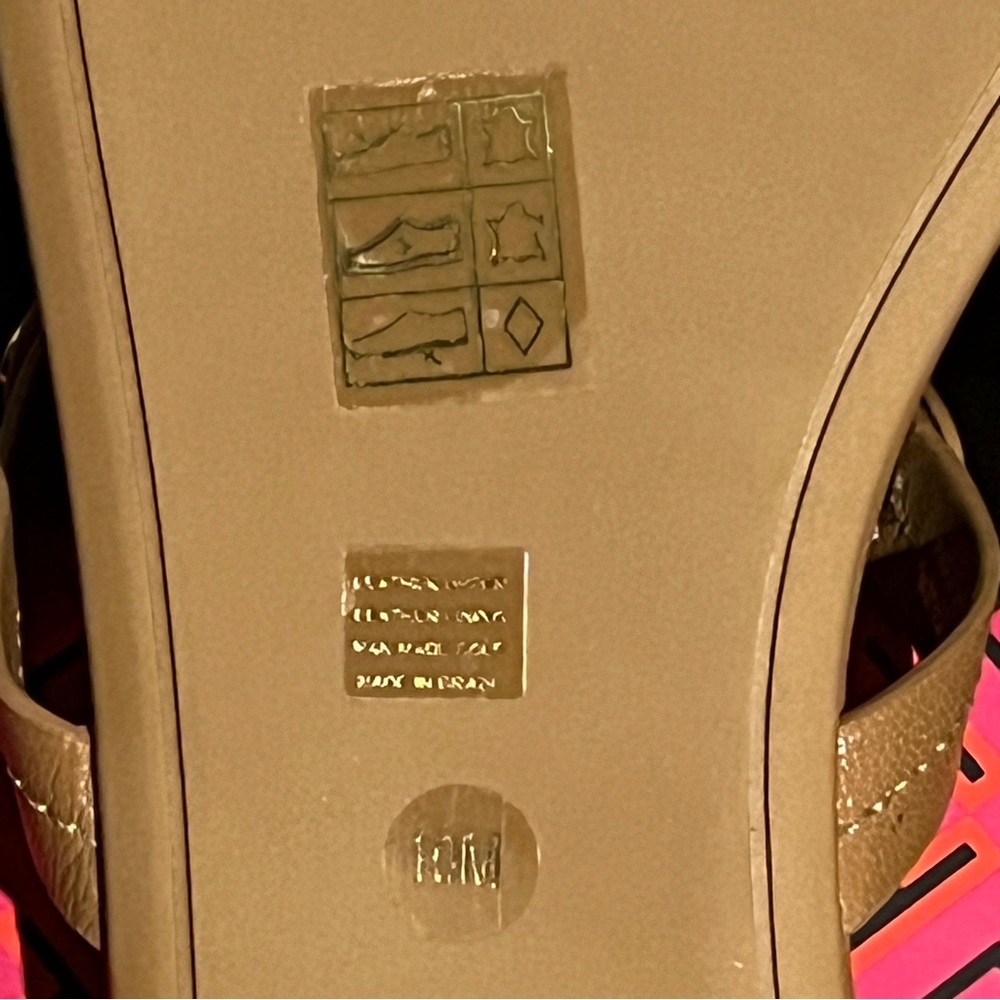 Tory Burch Women’s Miller Leather Sandals Almond Flour Size 10 - Picture 14 of 16
